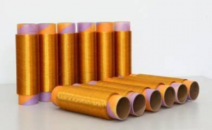 Fine denier polyimide fiber