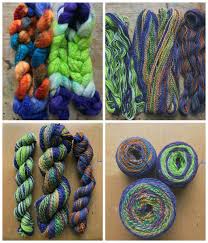 ACETATE MULTI-COMPONENT BLENDED COLORED SPUN YARN