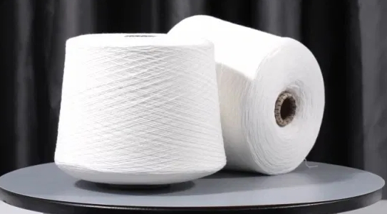 COMPACT SIRO-SPUN NYLON STAPLE MONO-FIBER YARN